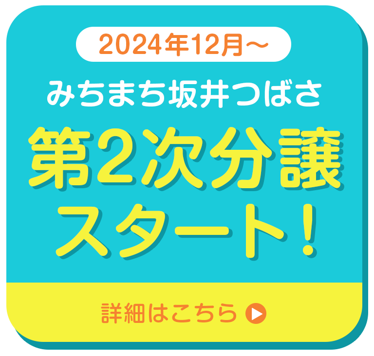 第2次分譲スタート！詳しくはこちら